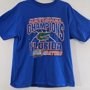NCAA Basketball FL Gators 2006 Champions T-shirt L